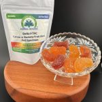 20 count 1:1 Non Synthetic Delta 9 THC + CBD Vegan/Organic Canna Gummy Fruit Slices