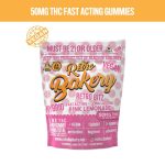 50MG FAST ACTING VEGAN THC GUMMY BITZ - SOUR PINK LEMONADE