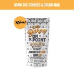 50MG THC COOKIES & CREAM WHITE CHOCOLATE BAR - 20 PIECES