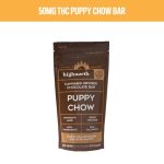 50MG THC PEANUT BUTTER PUPPY CHOW MILK CHOCOLATE BAR - 10 PIECES