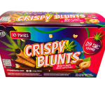 D9 Box of 10 (2 packs) 100mg with Hazelnut Chocolate Crispy Blunts Cream Crispy Phyllo Dough 2 Sticks 1.5 oz