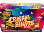 HHC Box of 10 (2 packs) 100mg with Hazelnut Chocolate Cream Crispy Blunts Crispy Phyllo Dough 2 Sticks 1.5 oz