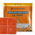 Live Rosin 100mg Peak - Delta-9 Gummy - Mandarin