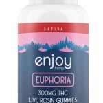 Live Rosin 300 mg Delta 9 THC Mixed Fruit Gummies - Euphoria (Sativa) | Black Tie CBD