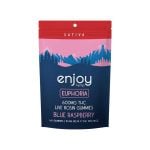 Live Rosin Euphoria Delta 9 THC 600mg Gummies (Sativa-Infused Blue Raspberry) - 15 mg each | 40 gummies | Black Tie CBD