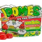 WATERMELON OG THC Delta-9 DOMES - 100MG (Indica-Infused Gummies) | Black Tie CBD